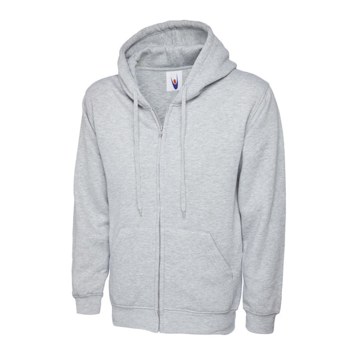 Full Zip Adult Hooded Sweatshirt