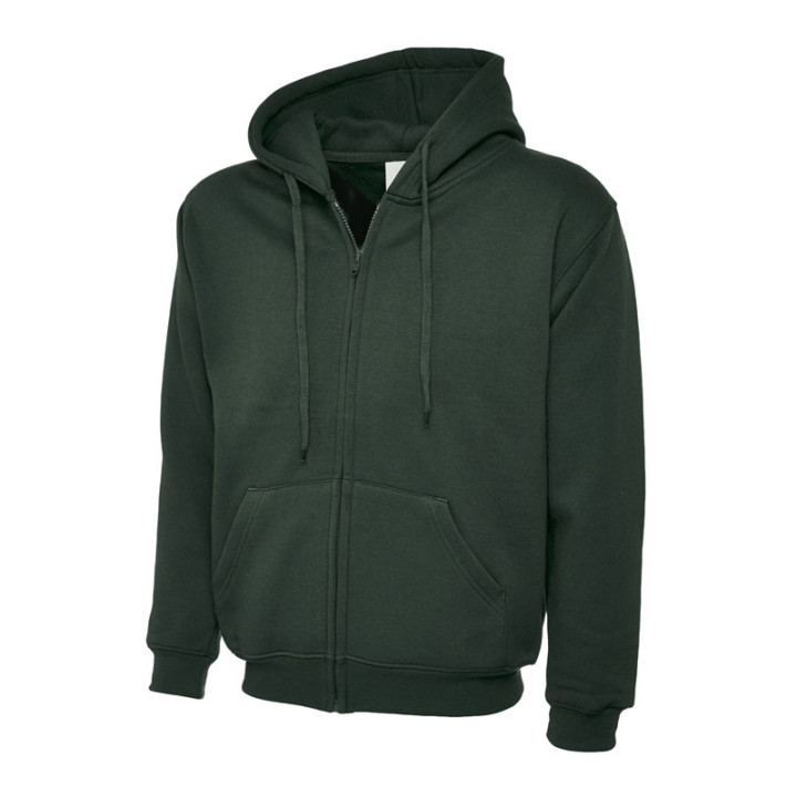 Full Zip Adult Hooded Sweatshirt