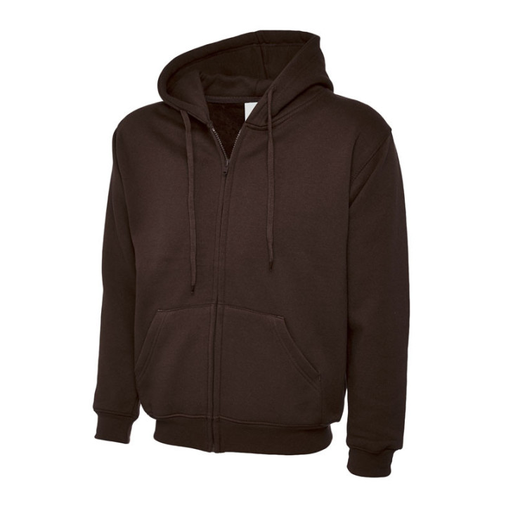 Full Zip Adult Hooded Sweatshirt