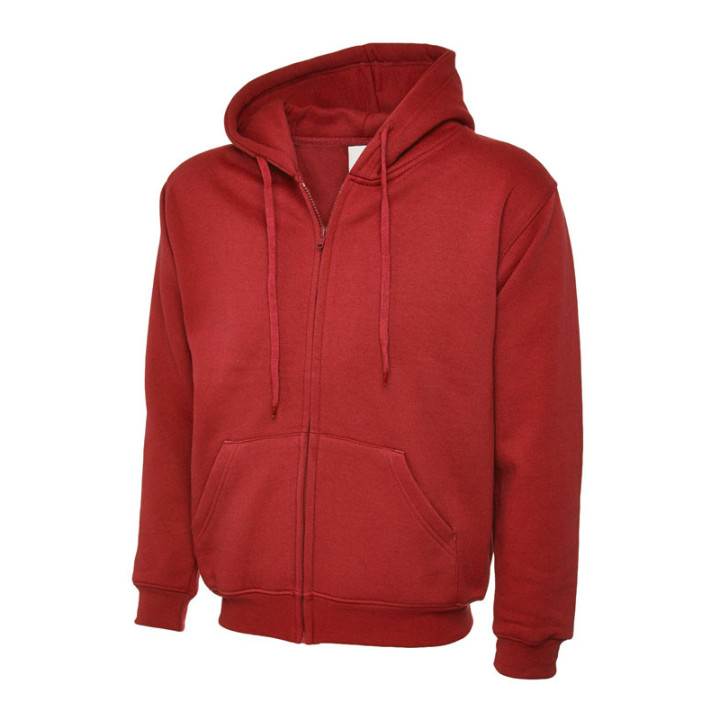 Full Zip Adult Hooded Sweatshirt