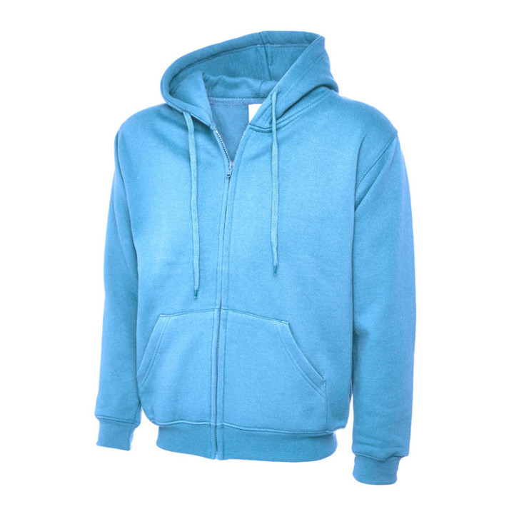 Full Zip Adult Hooded Sweatshirt