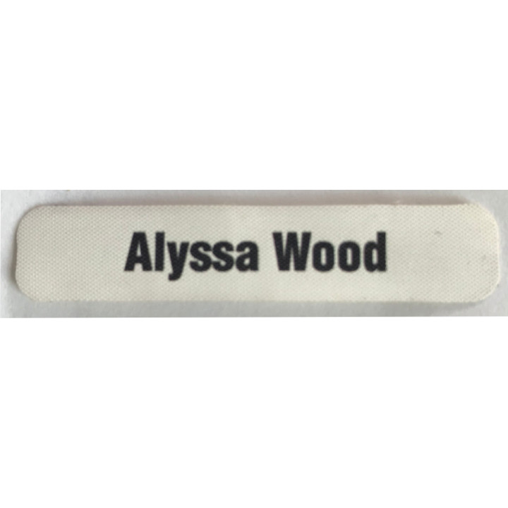 Ironable Name Tags